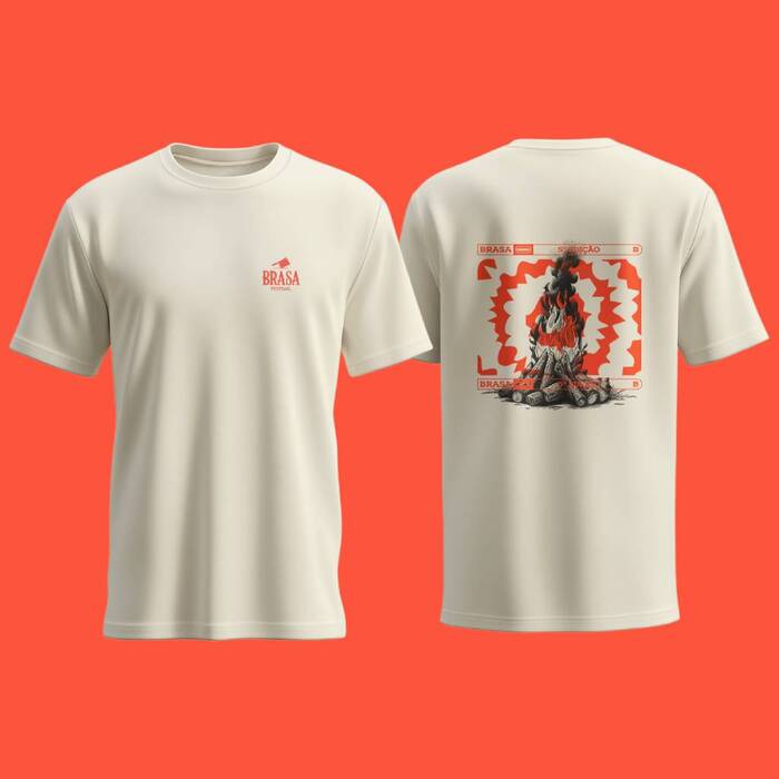 Camiseta 5ª Edição. Brasa Festival  